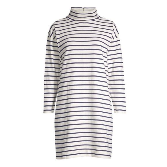 Vineyard Vines Striped Funnelneck Cotton Dress - Picture 3 of 10